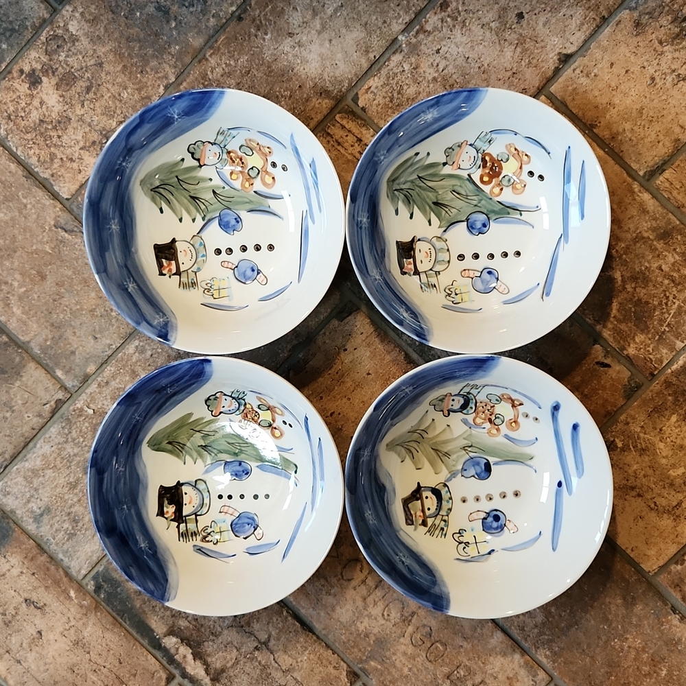 Winterland Christmas Tabletops Unlimited Bowls